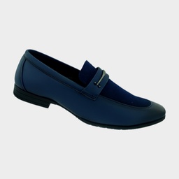 [E672] IDDI 51045 BLUE MEN'S POINT CASUAL LOAFER