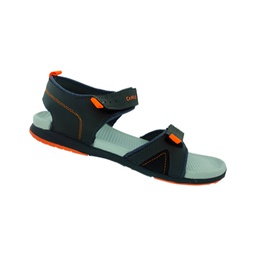 [SS011] CAMPUS GC2216 D.GREY/ORG MEN'S SPORTS SANDAL