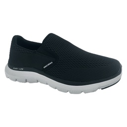 [SR096] SKECHERS 232239 BLACK/GREY MEN'S SPORT SHOE