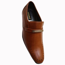 [BR134] BENZER MEN'S FORMAL SHOE SLIP ON TAN