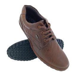 [B459] AVETOS AV-5158 BROWN MEN'S LETHER CASUAL SHOE