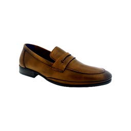 [B465] PIERRE CARDIN PC9014 TAN MEN'S LETHER LOAFER