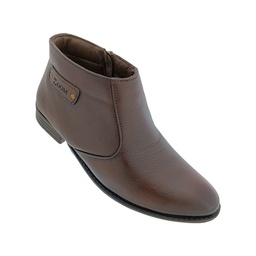 [B471] ZOOM B66 BROWN MEN'S LETHER LONG  SHOE