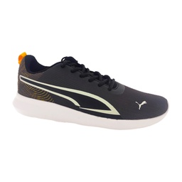 [PU283] PUMA 392816-01 GREY/YELLOW MEN'S SPORT SHOE