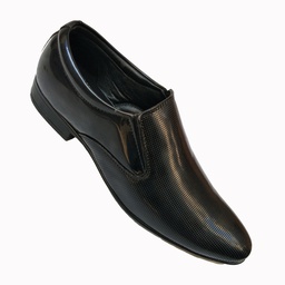 [BR254] AVERY MEN'S FORMAL MIRROR SHINE SHOE SLIP ON BLACK