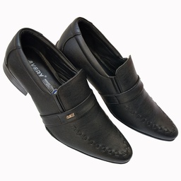 [BR255] AVERY MEN'S FORMAL SLIP ON SHOE BLACK