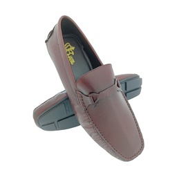 [B491] CHRIS BROAD MELODY-7 D.CHHERRY MEN'S LETHER LOAFER