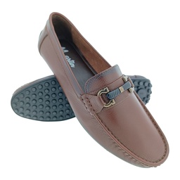 [B508] MARTIN 66054 BROWN MEN'S LETHER LOAFER