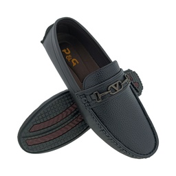 [E733] WALKERZ 702 BLACK MEN'S LOAFEF