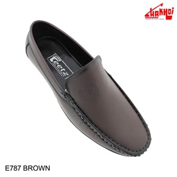 [E787] EETZ 1004 BROWN MENS CASUAL LOAFER