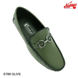 [E788] EETZ 1225 OLIVE MENS CASUAL LOAFER