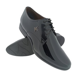 [L068] TRYIT AJ 7801 BLACK MEN'S FORMAL SHOE