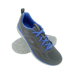 [SR149] SKECHERS 104412 GREY/SKY WOMEN LACEUP