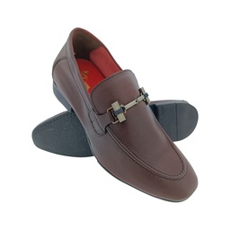 [B543] CHRISBROAD ACCURA-3 BROWN MENS LOAFER