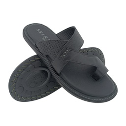 [C612] SKINZ PS-108 BLACK  MENS CHAPPAL