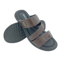 [C624] BRAVO BAMBI-04 BROWN MENS CASUAL CHAPPAL