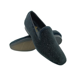 [E860] BLUEHILLS 1500 BLACK MENS LOAFER