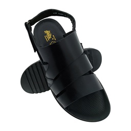 [S175] HITZ 9355 BLACK MENS SANDAL