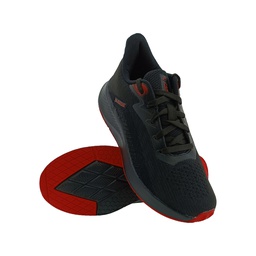 [SP1009] ABROS ASSG1329 BLACK/RED LACEUP MENS SPORTS SHOE
