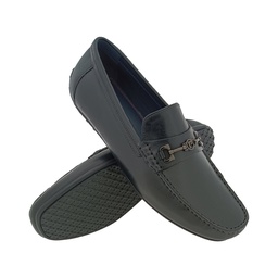 [B581] PIERRE CARDIN PC3051 BLACK MENS LOAFER