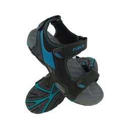 [S844] FUEL WINGER BLACK/AQUA MENS SPORTS SANDAL