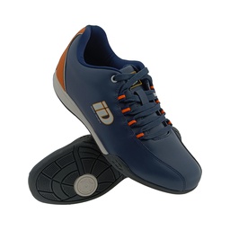 [ID003] ID3078 NAVY/ORANGE MENS LACEUP SNEAKERS