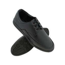 [L085] WALKERS BS102 BLACK MENS CASUEL LACEUP SHOE