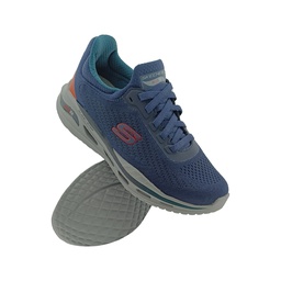 [SR190] SKECHERS 210434 BLUE/GREY MENS SLIPON SPORTS SHOE