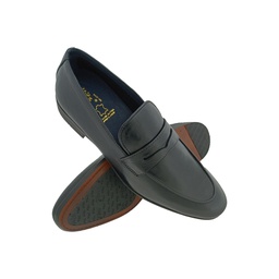 [B637] HITZ 4152 BLACK MENS POIN LOAFER