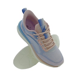 [X054] TRACER VIVID-L-2411 BLUE/PINK KIDS LACEUP SPORTS SHOE