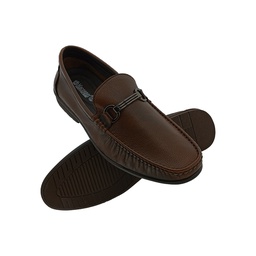 [B641] MACONNER KL-22 BROWN MENS BOADER LOAFER