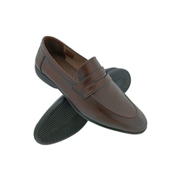 [B650] ZOOM S1441 BROWN MENS POINT LOAFER