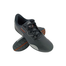 [SP1055] ABROS ALSG8012 BLACK/SLIVER MENS LACEUP SPORTS SHOE