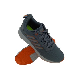 [SP1045] ABROS ASSG1112A D.GREY/ORANGE MENS LACEUP SPORTS SHOE