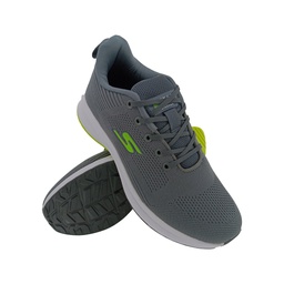 [SP1060] TEKKAR HUGO D.GREY/BLACK MENS LACEUP SPORTS SHOE