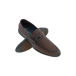[E950] TRYIT 3686 BROWN MENS POINT LOAFER