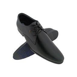 [L132] AVERY BB-31 BLACK MENS CASUEL LACEUP SHOE