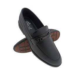 [E961] TRYIT 3402 BLACK MENS POINT LOAFER