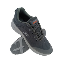 [SP1076] TEKKER SKETCHER D.GREY MENS LACEUP SPORTS SHOE
