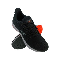[SP1073] TEKKER HUGO BLACK/WHITE MENS LACEUP SPORTS SHOE