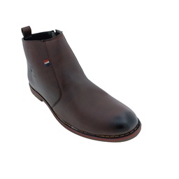 [Z053] MENS CASUEL BROWN SLIPON LONG SHOE
