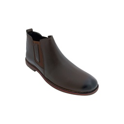 [Z054] MENS CASUEL BROWN SLIPON LONG SHOE