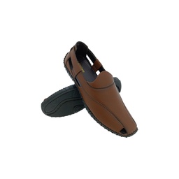 [S239] ECCO/COMFORT CAESAR:02 TAN MENS TRADITIONAL SANDAL