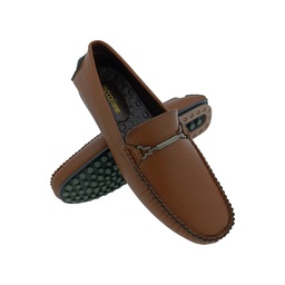 [E1011] ECCO/COMFORT J-04 TAN MENS BOADER LOAFER