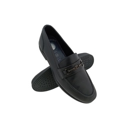 [B260] PIERRE CARDIN PC9067 BLACK MENS BOADER LOAFER