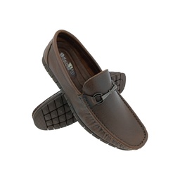 [B663] MACONNER KL-001 BROWN MENS BOADER LOAFER