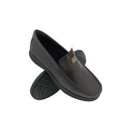 [B666] HITZ 4252 BROWN MENS CASUEL SLIPON SHOE