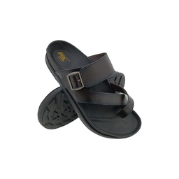 [C876] HITZ 0048 BROWN MENS LEATHER CHAPPAL