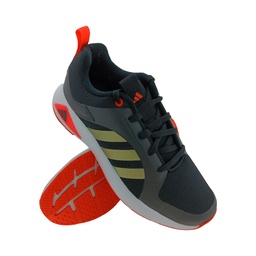[AD060] ADIDAS IU6708 BLACK/RED MENS LACEUP SPORTS SHOE
