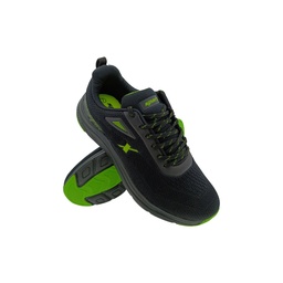 [SP1105] SPORX SM-814 BLACK/N.GREEN MENS LACEUP SPORTS SHOE